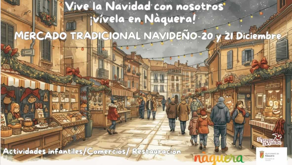Mercado de Navidad de Náquera (Valencia) 20 al 21 de Diciembre 2025