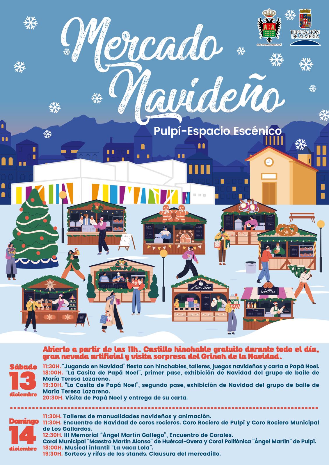 Mercado de Navidad en Pulpí (Almería) 13 al 14 de Diciembre 2025