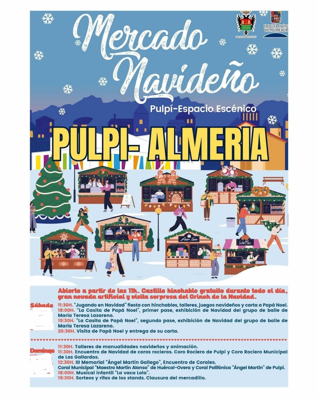 Mercado de Navidad en Pulpí (Almería) 2025