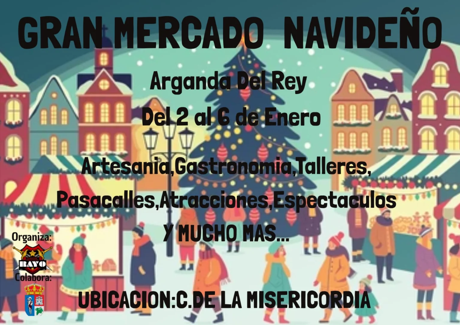 Mercado de Reyes de Arganda del Rey (Madrid) 2026