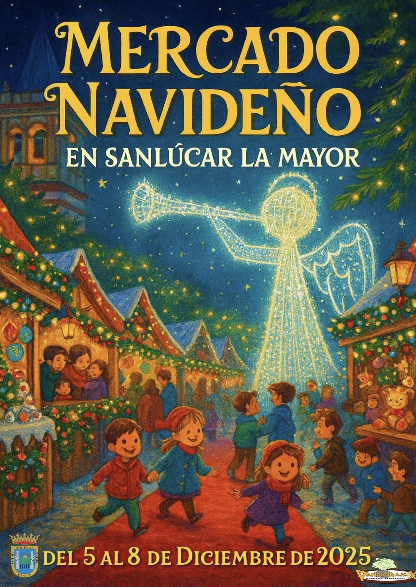 Mercado Navideño en Sanlúcar la Mayor (Sevilla) 5 al 8 de Diciembre 2025