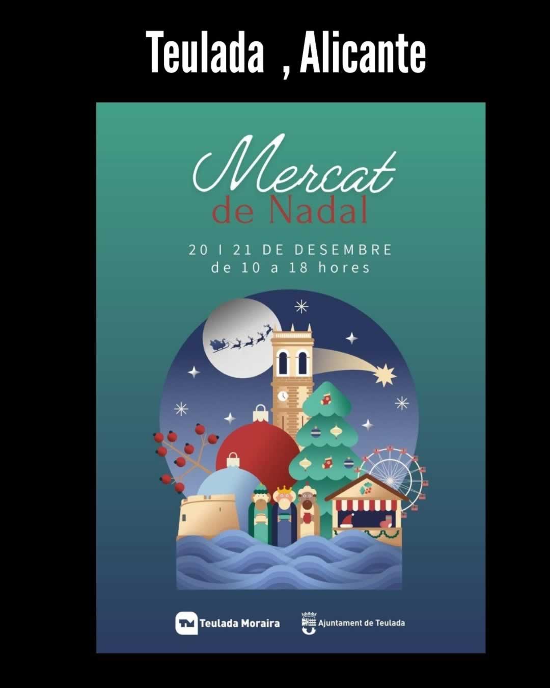 Mercado Navideño de Artesanos en Teulada (Alicante) 2025