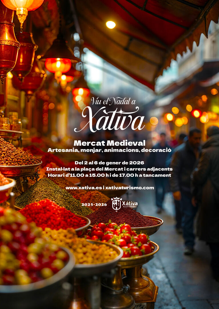 Mercado Medieval de Reyes en Xàtiva (Valencia) 2026