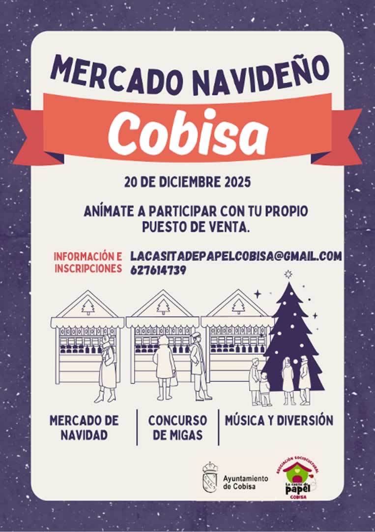Mercado de Navidad de Cobisa (Toledo) 20 de Diciembre 2025