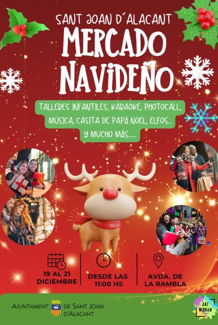 Feria de Navidad de Sant Joan d´Alacant (Alicante) 19 al 21 de Diciembre 2025