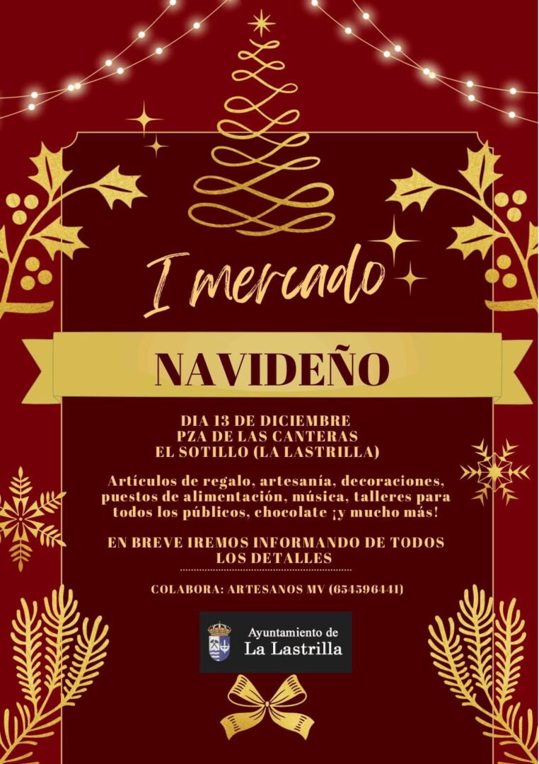 Mercado de Navidad en La Lastrilla (Segovia) 13 de Diciembre 2025