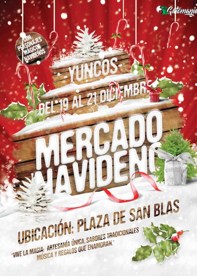 Mercado Navideño de Yuncos (Toledo) 19 al 21 de Diciembre 2025