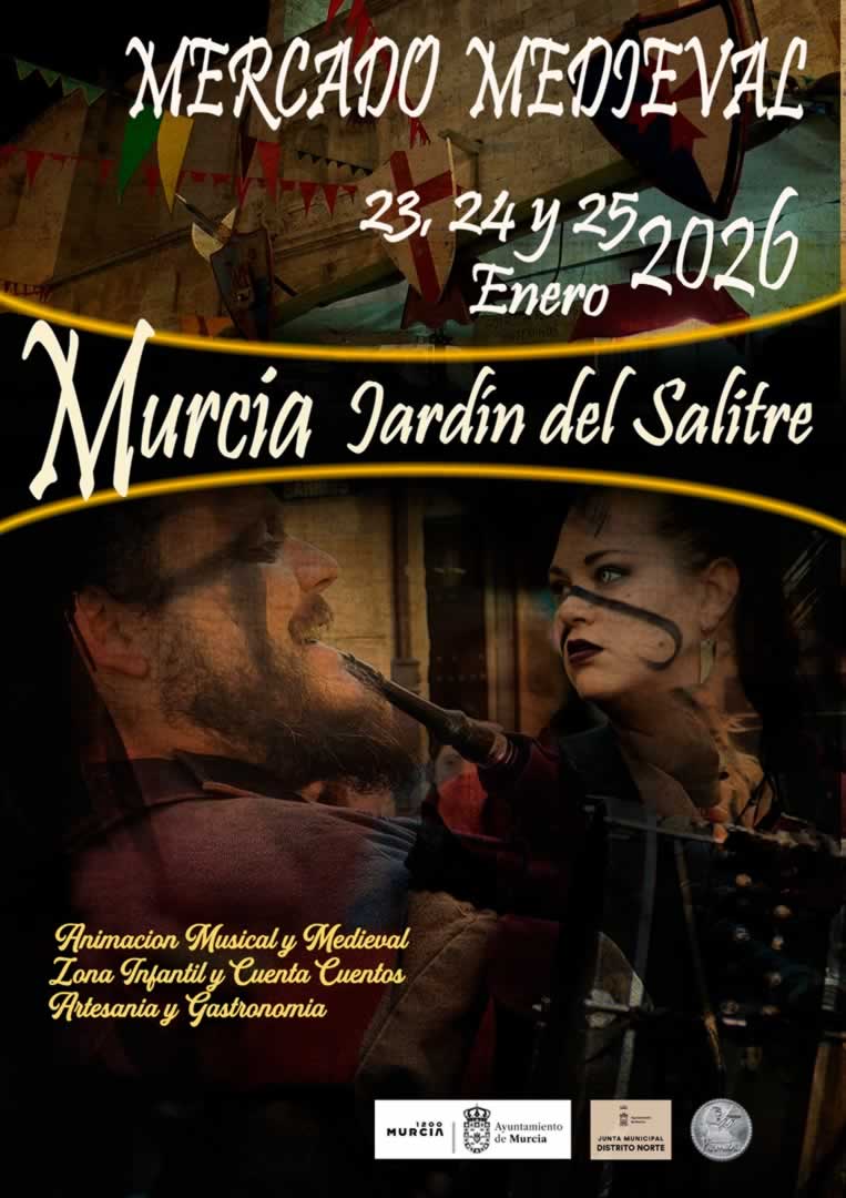 Mercado Medieval de Murcia 23 al 25 de Enero 2026