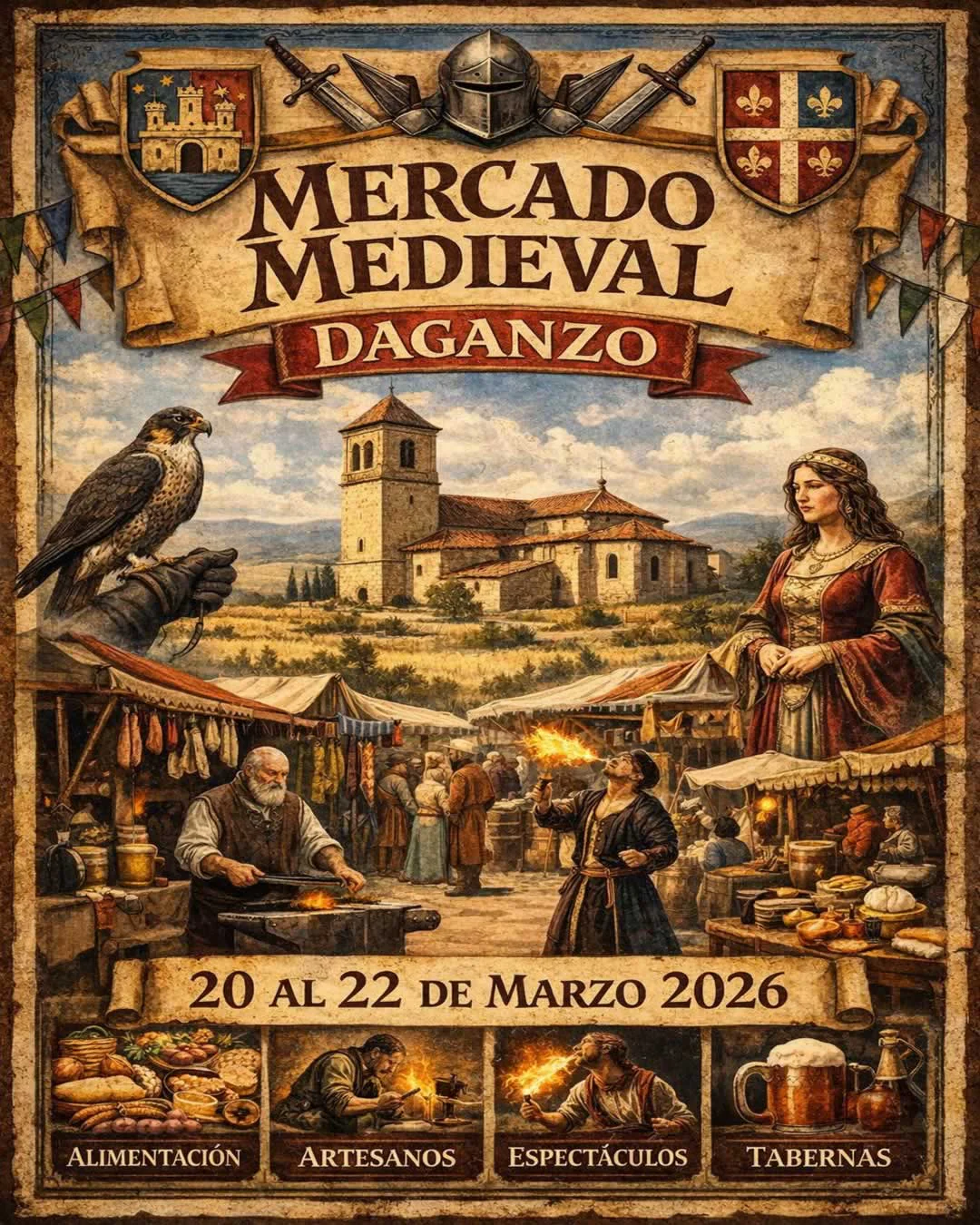 Mercado Medieval de Daganzo (Madrid) 2026