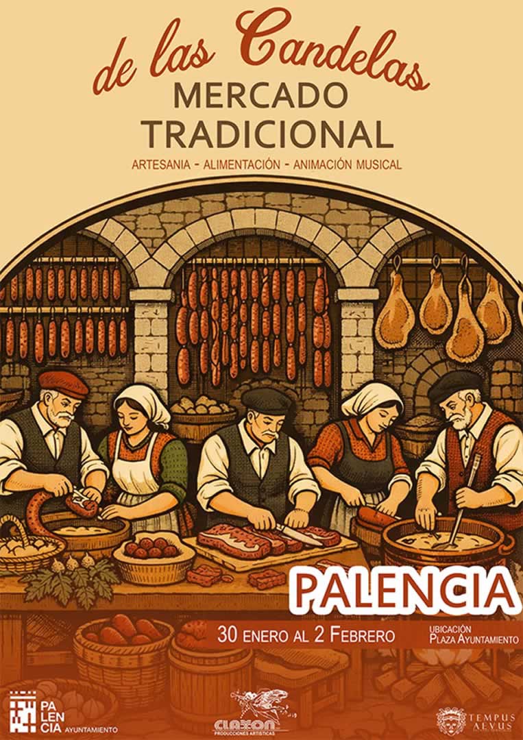 Mercado Tradicional de las Candelas en Palencia 2026