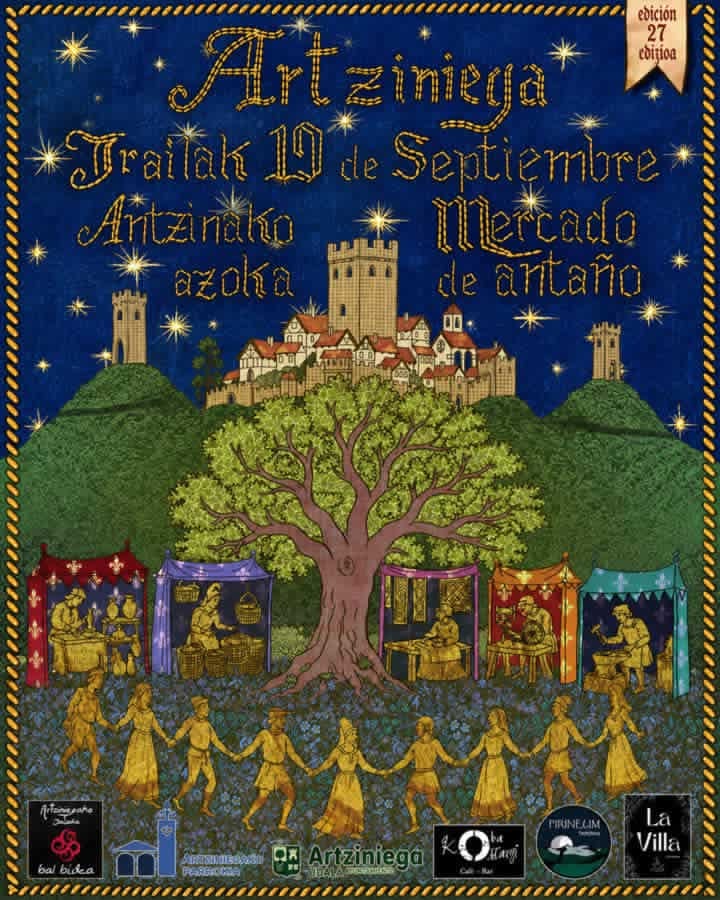 Mercado de Antaño en Artziniega (Álava) 2026