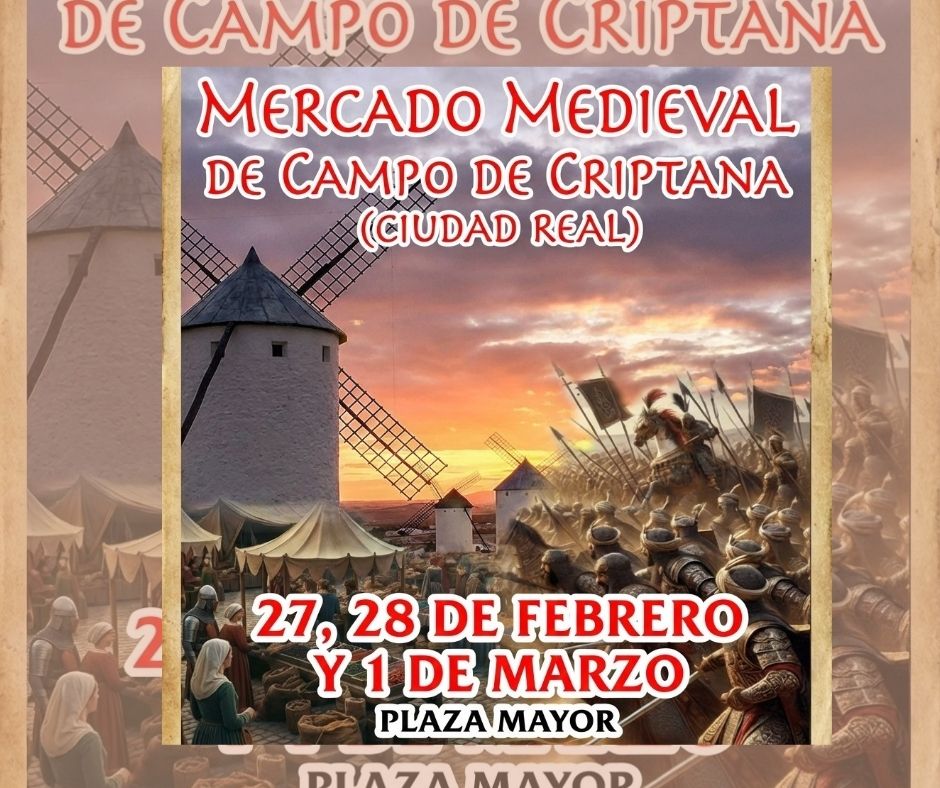 Gran Mercado Medieval de Campo de Criptana (Ciudad Real) 2026
