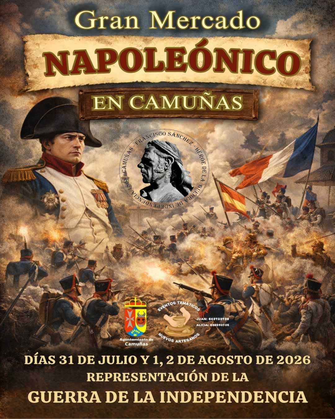 Mercado Napoleónico en Camuñas (Toledo) 2026