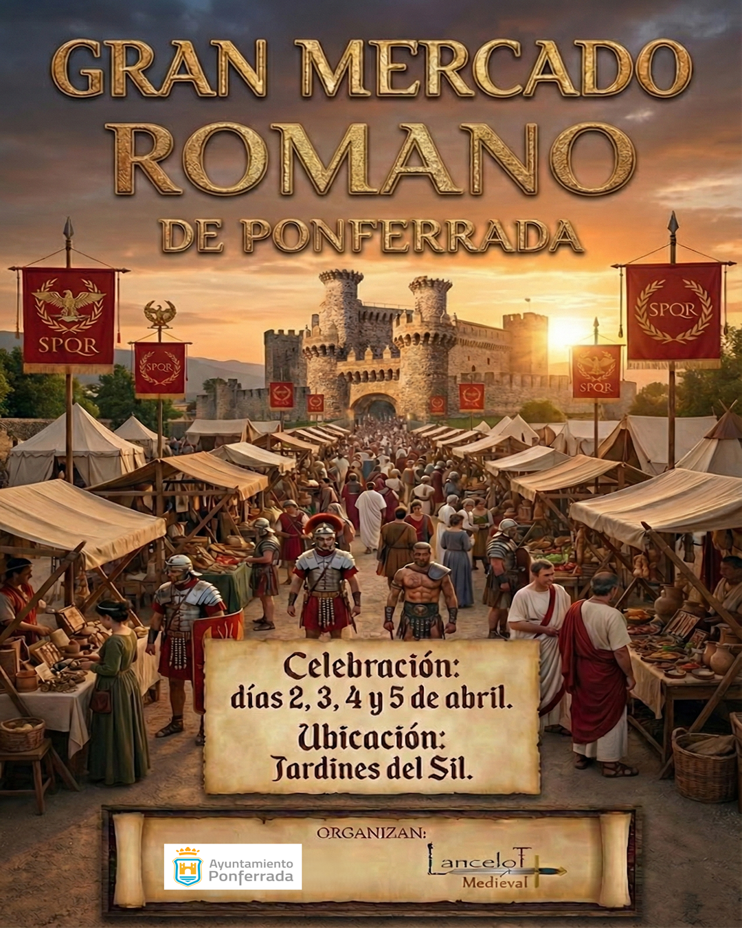 Gran Mercado Romano de Ponferrada (León) 2026