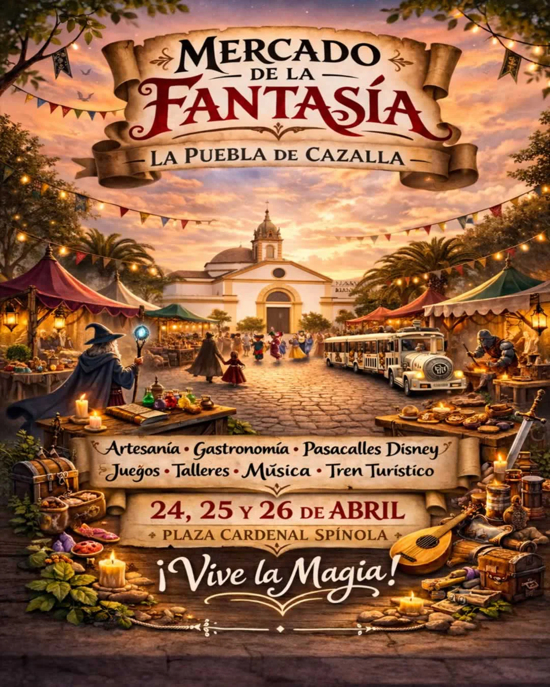 Mercado Infantil Fantasía en La Puebla de Cazalla (Sevilla) 2026
