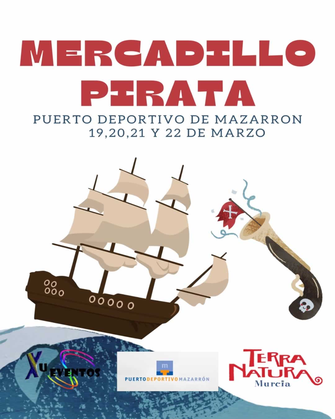 Mercadillo Pirata del Puerto de Mazarrón (Murcia) 2026