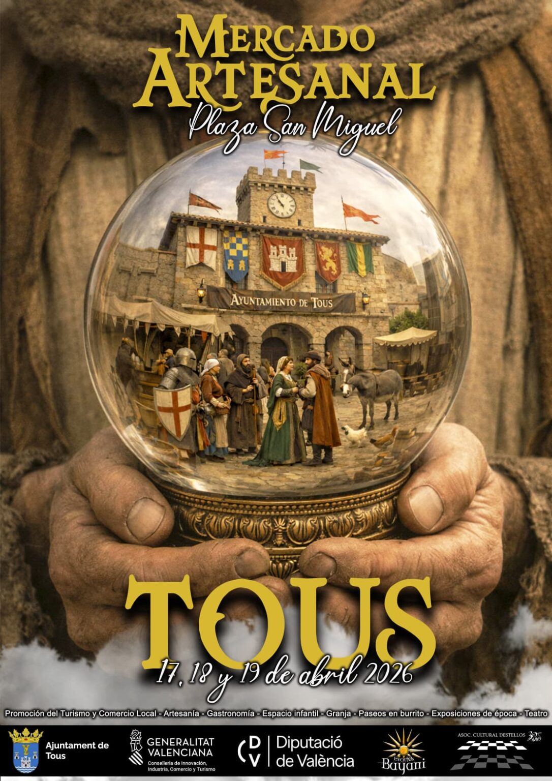 Mercado Artesanal de Tous (Valencia) 2026