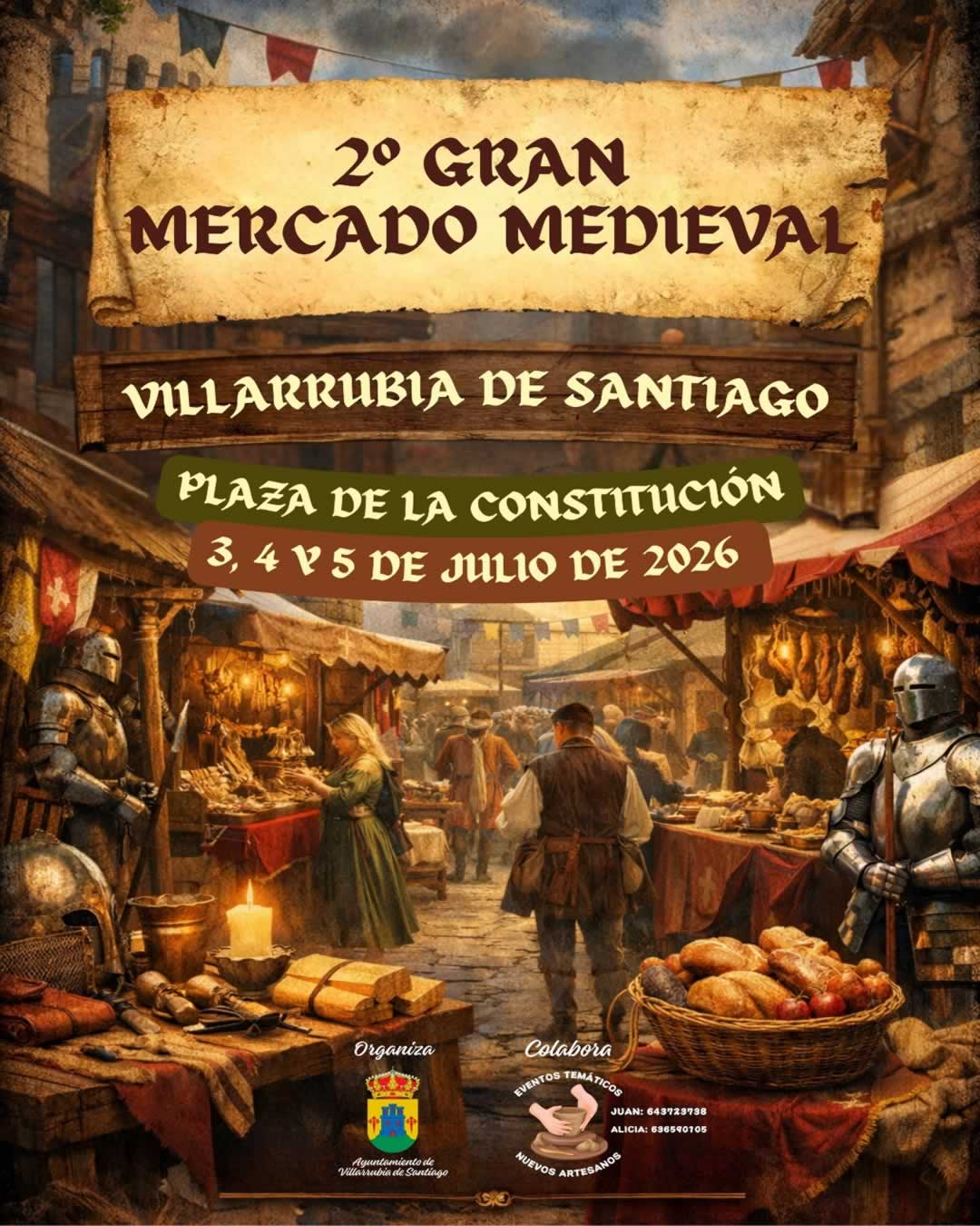 Gran Mercado Medieval Villarrubia de Santiago (Toledo) 2026