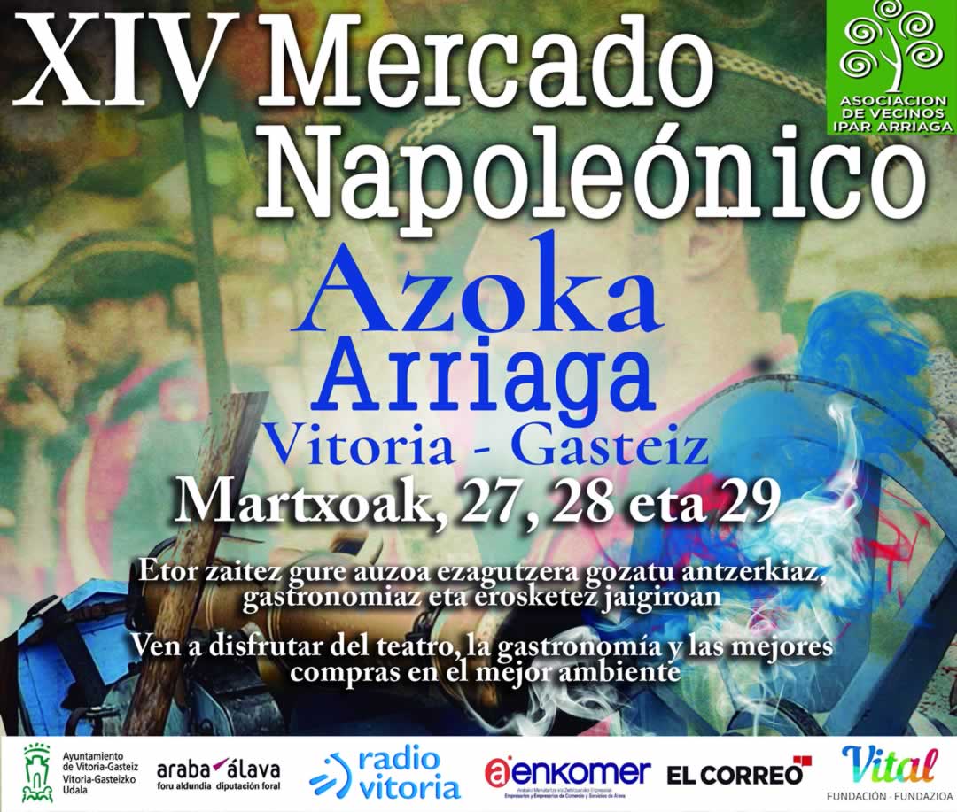 XIV Mercado Napoleónico de Vitoria-Gasteiz (Álava) 2026