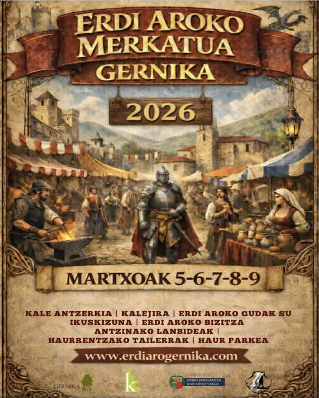 Mercado Medieval de Gernika (Vizcaya) 2026