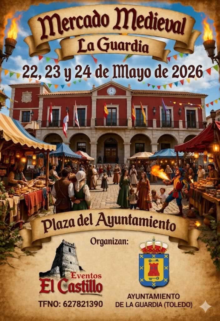 Mercado Medieval en La Guardia (Toledo) 2026
