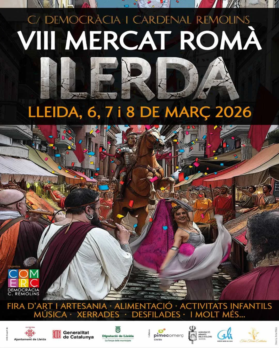 VIII Mercat Romà d’Ilerda en Lleida 2026