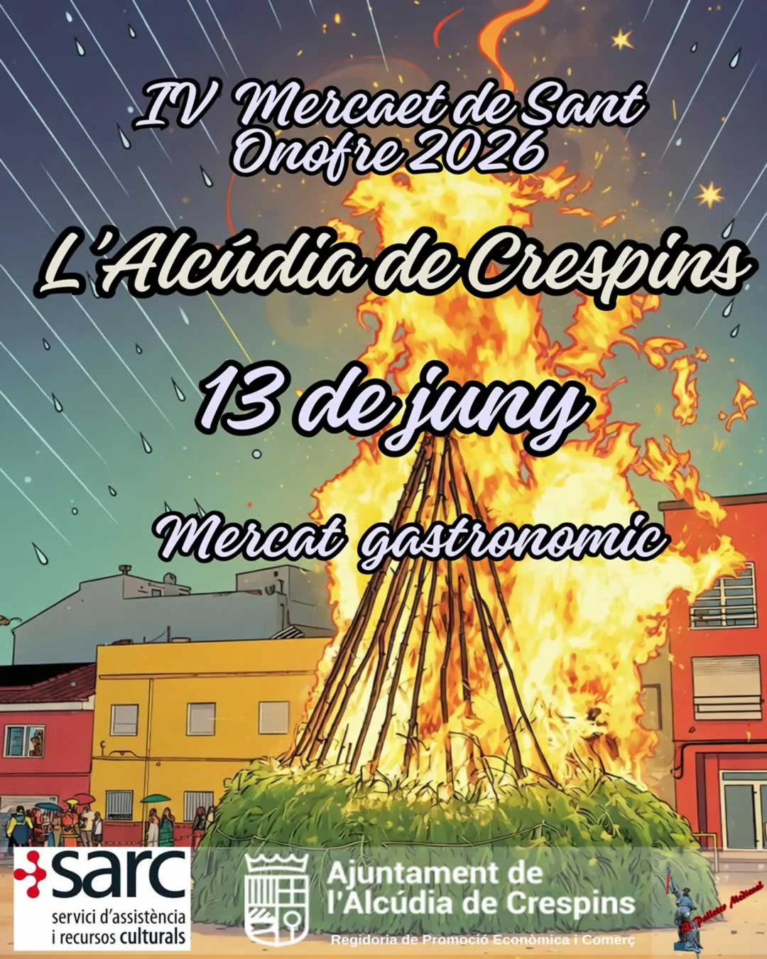 Mercado Gastronómico - IV Mercat de Sant Onofre en L’Alcúdia de Crespins (Valencia) 2026