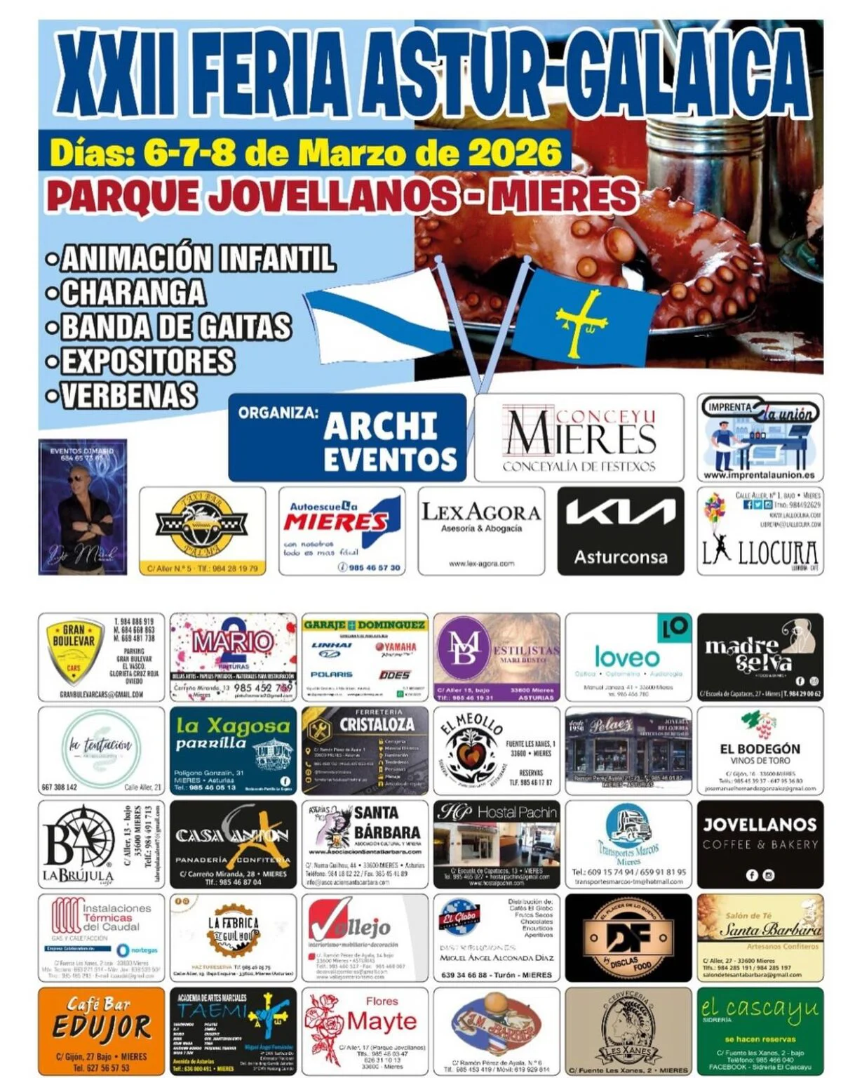 XXIV Feria Astur-Galaica en Mieres del Camino (Asturias) 2026