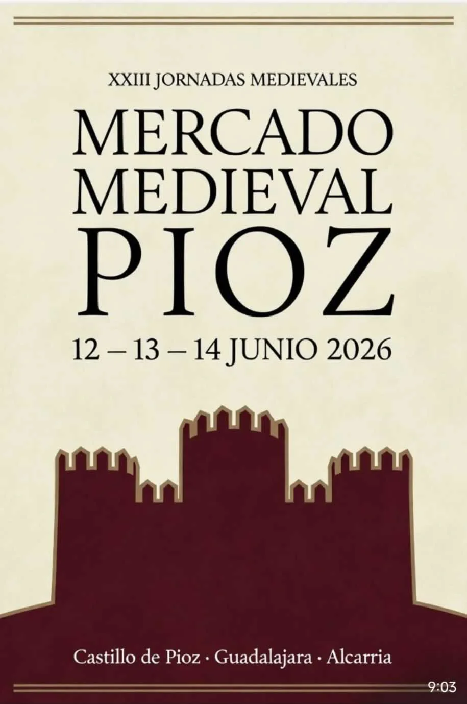 Mercado Medieval de Pioz (Guadalajara) 2026