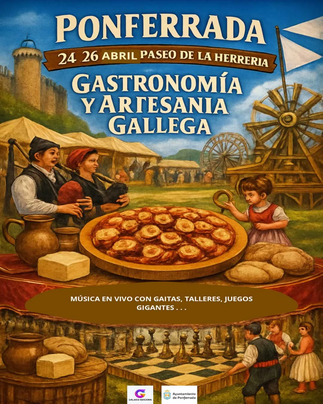 Mercado de Artesanía y Gastronomía Gallega de Ponferrada (León) 2026