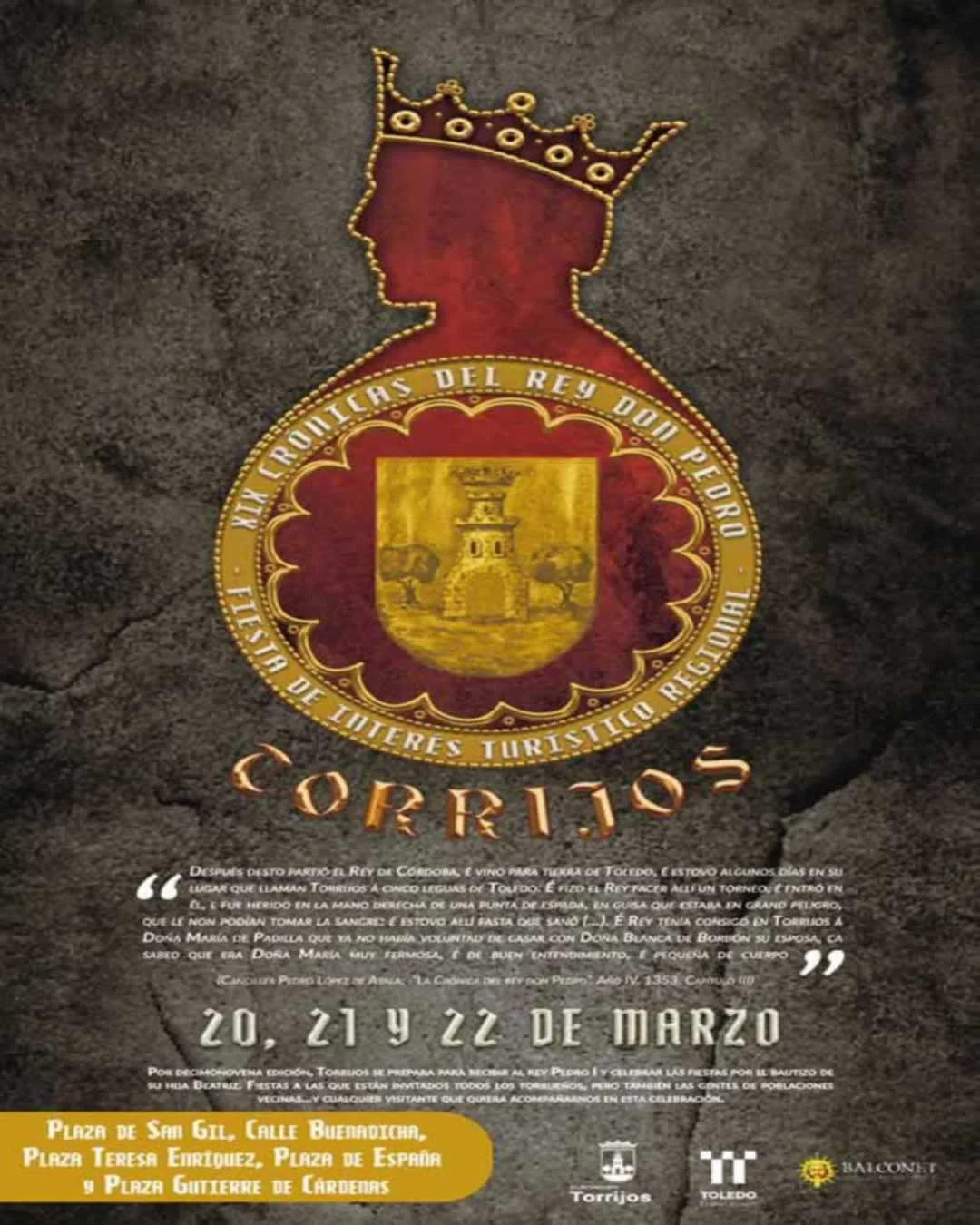 XIX Crónicas del Rey Don Pedro en Torrijos (Toledo) 2026