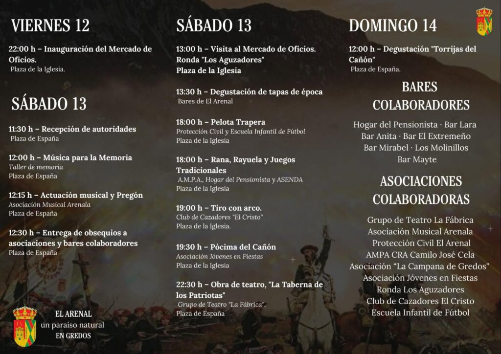 III Jornadas del Cañón - Mercado de Oficios de El Arenal (Ávila) 2026
