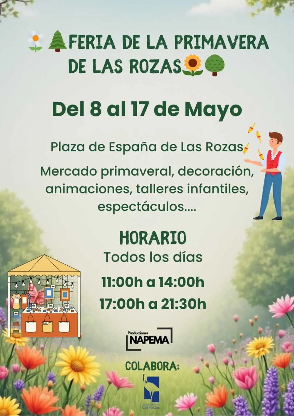 Feria de Primavera en Las Rozas (Madrid) 2026