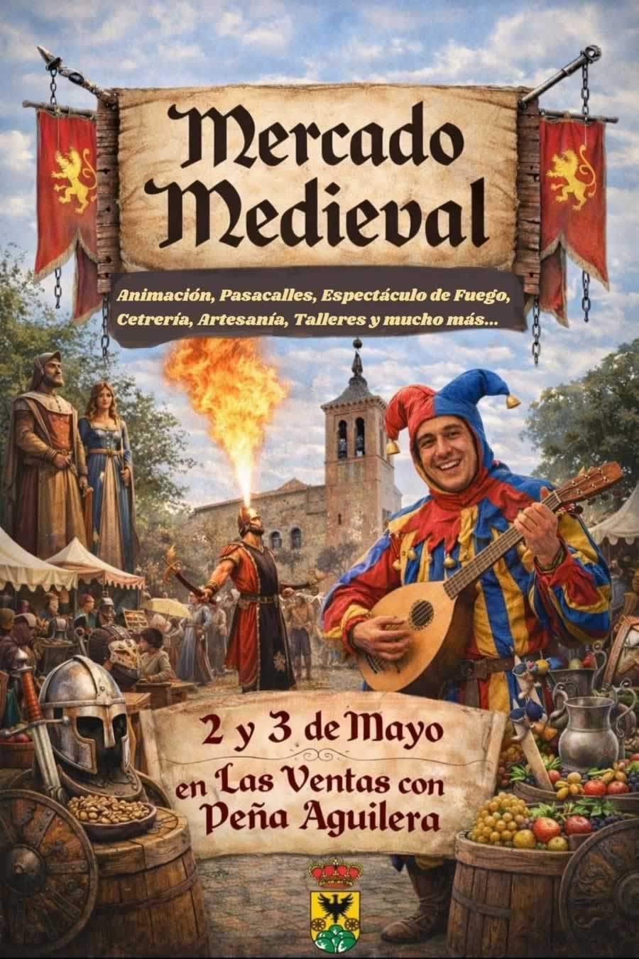 Mercado Medieval de Las Ventas con Peña Aguilera (Toledo) 2026