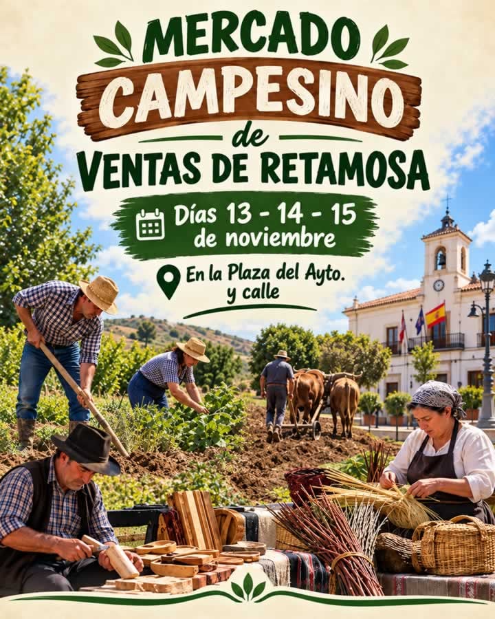 Mercado Campesino en Las Ventas de Retamosa (Toledo) 2026