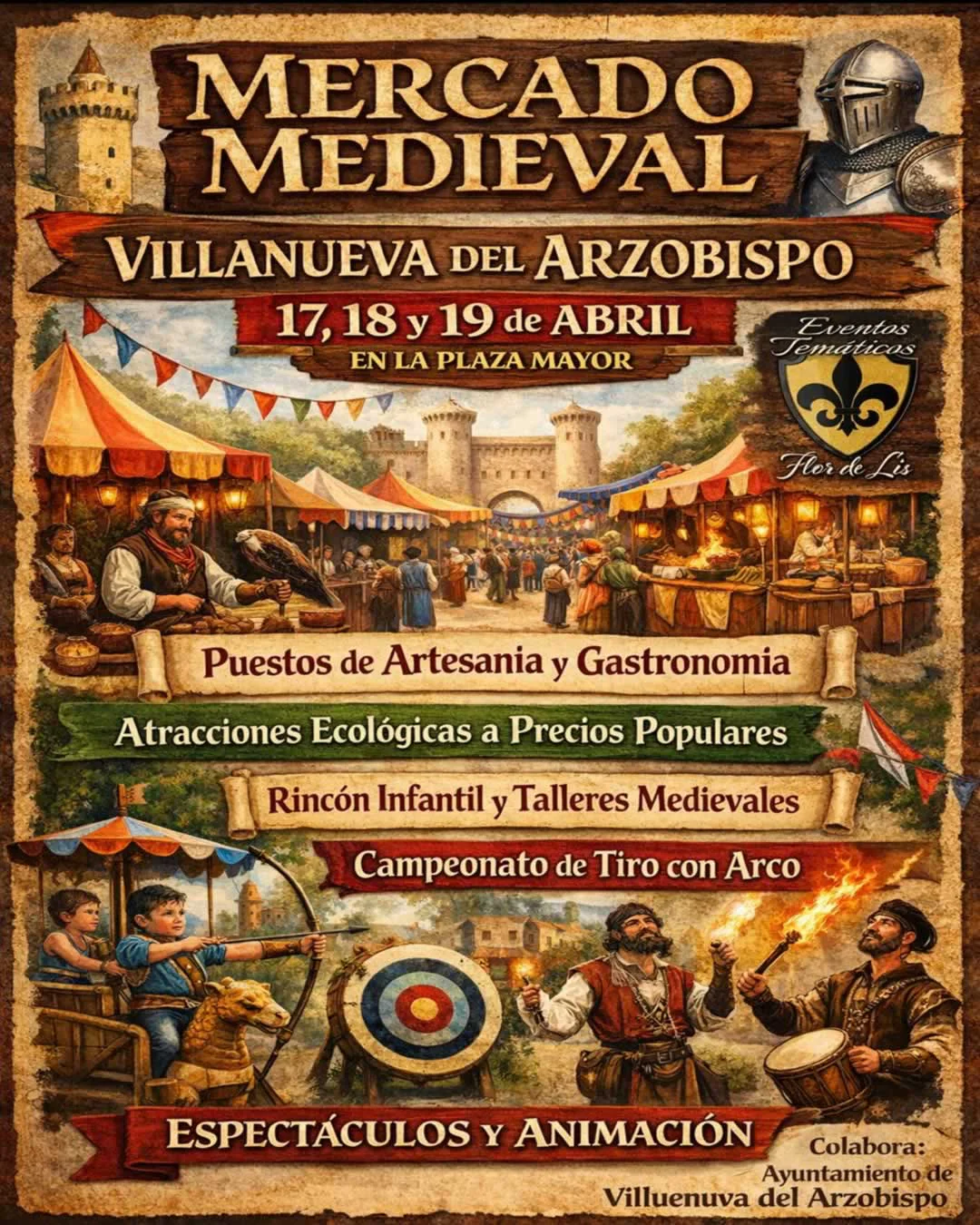 Mercado Medieval de Villanueva del Arzobispo (Jaén) 2026