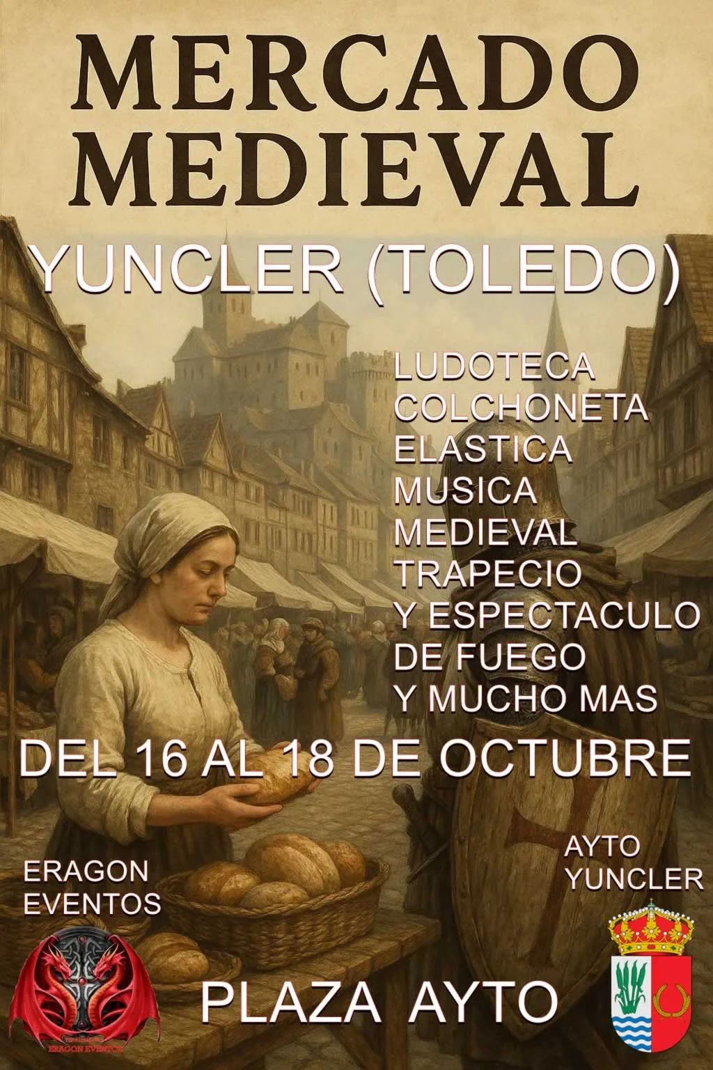 Mercado Medieval en Yuncler (Toledo) 2026