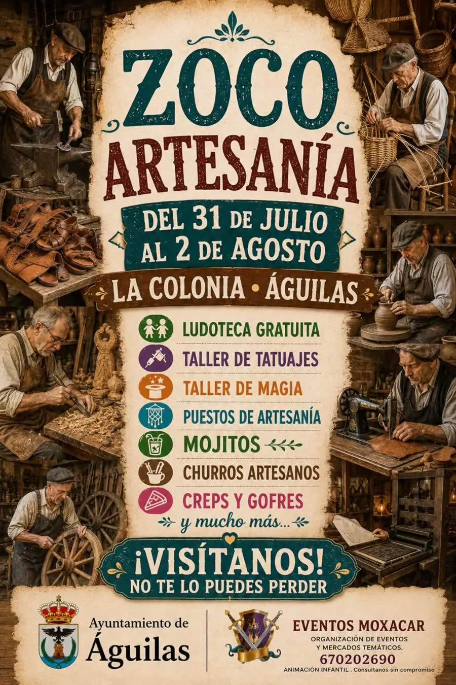 Zoco Artesano en Águilas (Murcia) 2026