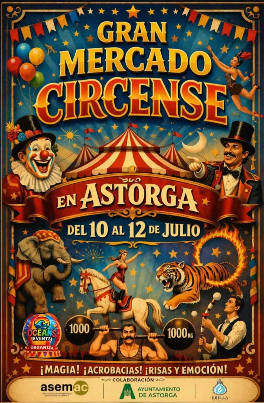 Mercado Circense en Astorga (León) 2026