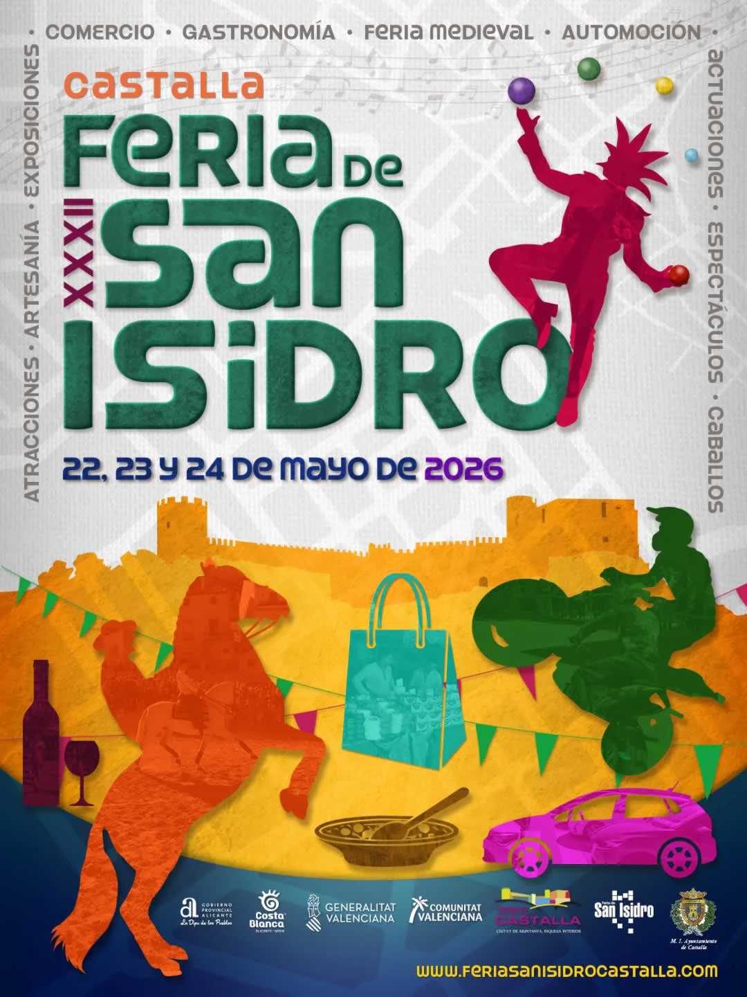 Mercado de los Colores en la Feria de San Isidro de Castalla (Alicante) 2026