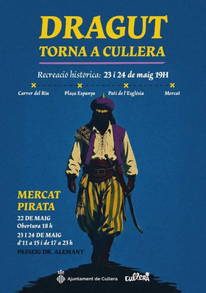 Mercado Pirata «Desembarco del pirata Dragut» en Cullera (Valencia) 2026