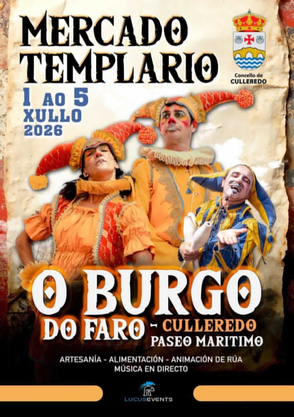 Mercado Templario de O Burgo/Culleredo (A Coruña) 2026