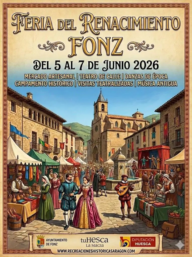 Feria del Renacimiento de Fonz (Huesca) 2026