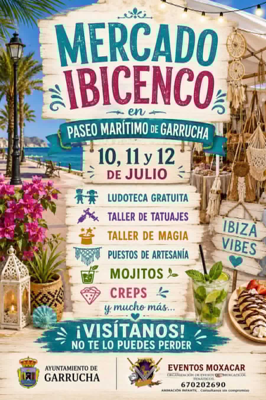 Mercado Ibicenco en Garrucha (Almería) 2026