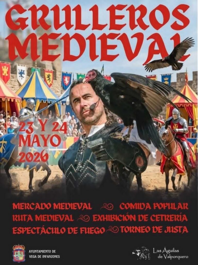 Mercado Medieval en Grulleros (León) 2026