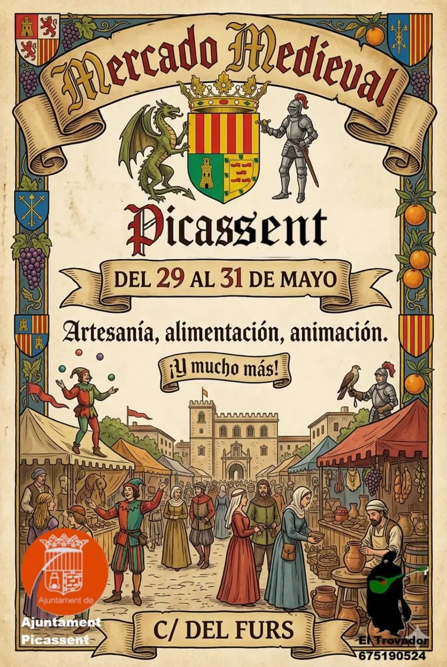 Mercado Medieval de Picassent (Valencia) 2026