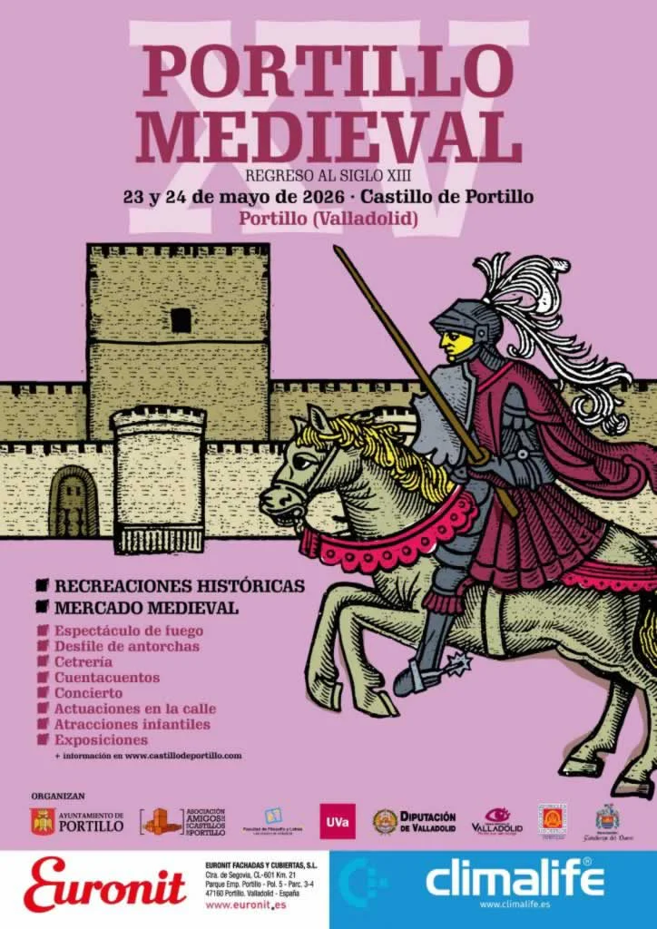 Mercado Medieval en Portillo 2026 (Valladolid)