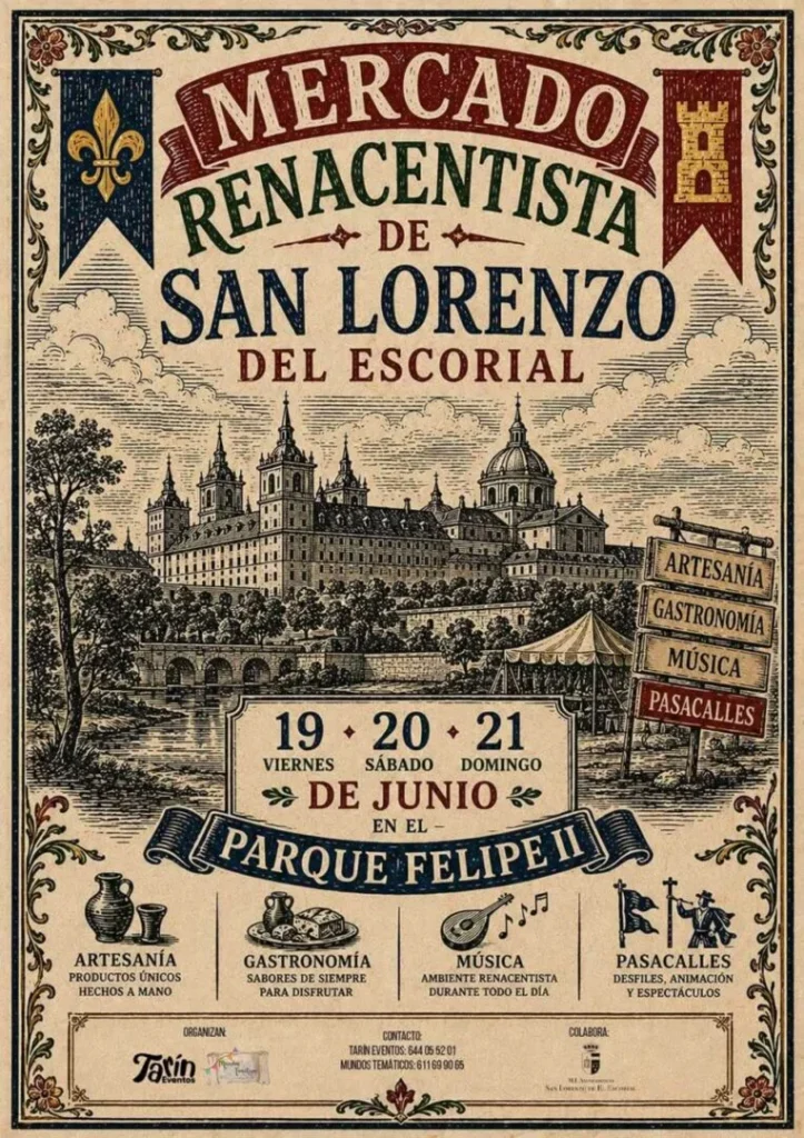 Feria Renacentista de San Lorenzo de El Escorial (Madrid) 2026