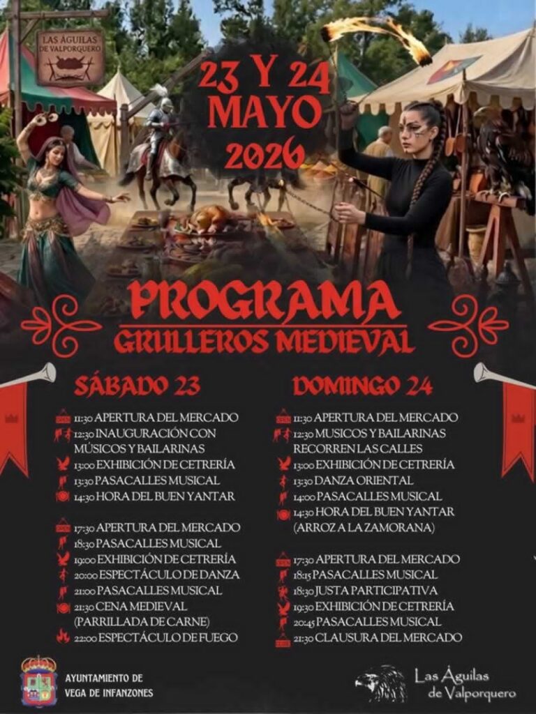 Mercado Medieval en Grulleros (León) 2026