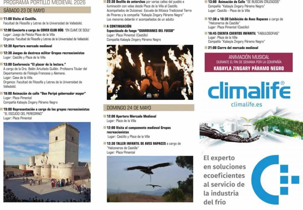 Mercado Medieval en Portillo 2026 (Valladolid)